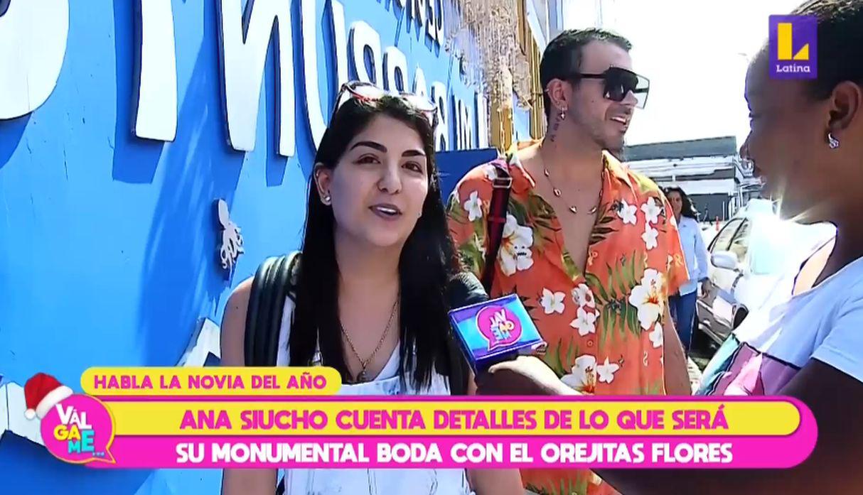 Ana Siucho aseguró que su boda con Edison Flores, a la que asistirán 800 invitados, “va a ser bien sencilla”. (Foto: Captura de video)