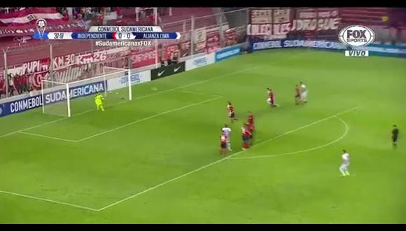 Alianza Lima vs. Independiente: Luis Aguiar casi marca un golazo [VIDEO]
