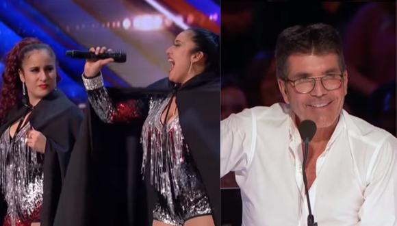 Las peruanas Andrea e Irene Ramos fueron aceptadas en "America’s Got Talent" por unanimidad. (Foto: Captura YouTube)