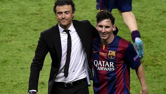 Barcelona: Luis Enrique confirma vuelta de Lionel Messi