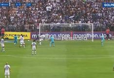 Alianza Lima vs. Sporting Cristal: Cristian Palacios y su remate al palo que pudo abrir el marcador en Matute [VIDEO]