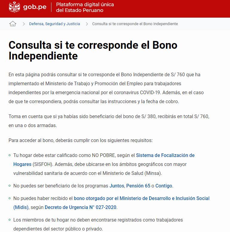 Bono Independiente online vía Banco de la Nación: cómo y dónde cobrar el subsidio del Ministerio de Trabajo