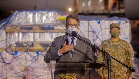 Presidente Francisco Sagasti afirma que la "experiencia internacional” del equipo ayudó a concretar la compra de vacunas contra el COVID-19. (Foto: Presidencia de la República)