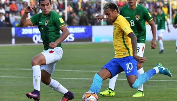 Brasil vs. Bolivia se ven las caras en el estadio Arena do Corinthians por la jornada 1 de las Eliminatorias rumbo a Qatar 2022. (Foto: AFP)