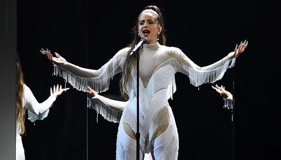 Grammy 2020: Rosalía interpretó por primera vez en vivo su tema “Juro que”- (Foto: AFP)