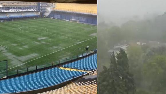 Boca vs River: Lluvia torrencial inicia nuevamente en Buenos Aires [VIDEO]