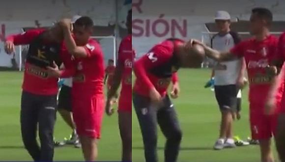 Selección peruana: El cariñoso saludo de Yoshimar Yotún al 'Mudo Rodriguez en la Videna | VIDEO