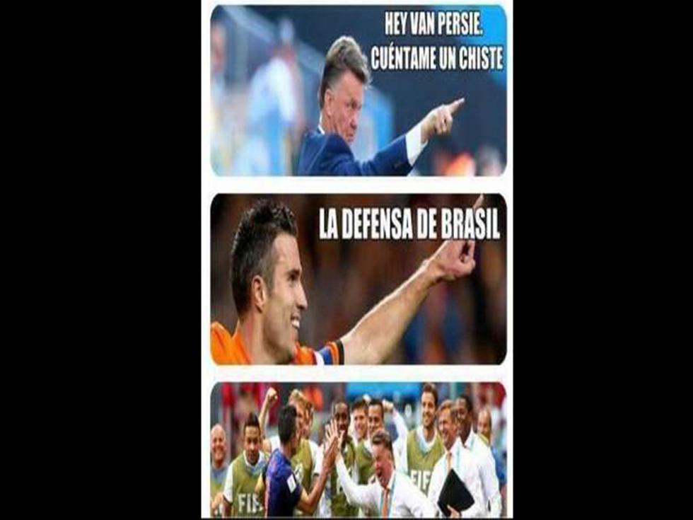 Los memes tras el triunfo de Holanda sobre Brasil en el Mundial 2014 [FOTOS]