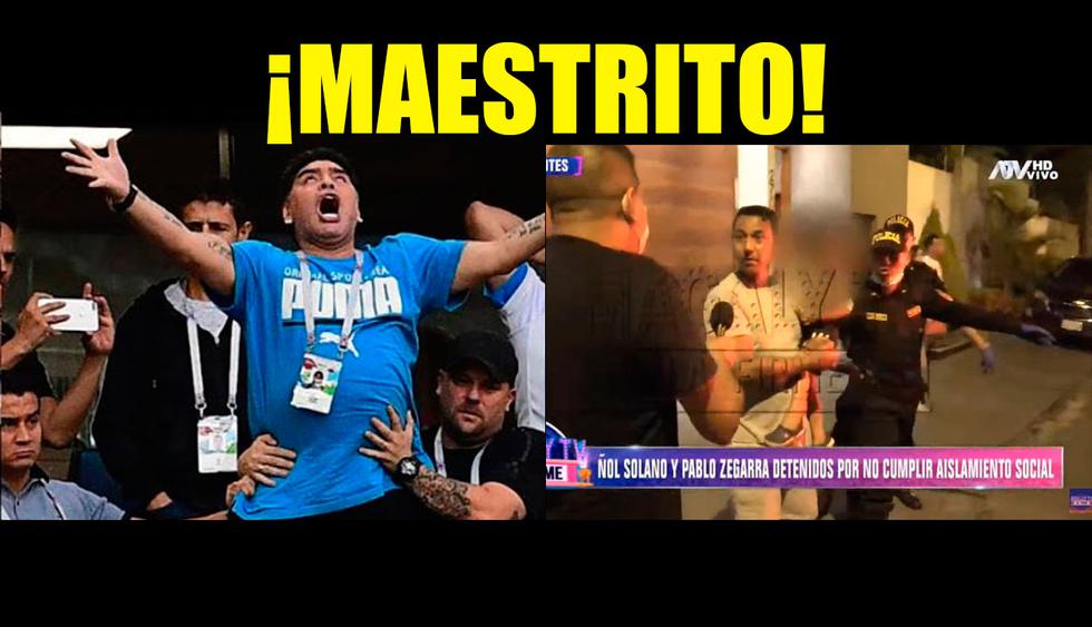 Mira los mejores memes de la detención de Nolberto Solano por no respetar la orden de inamovilidad. (Facebook)