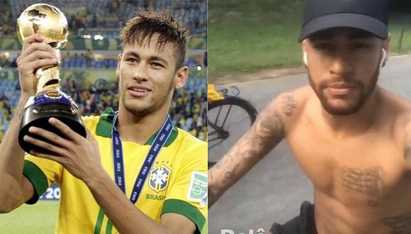 Rusia 2018: Neymar está mejor y ya anda en bicicleta
