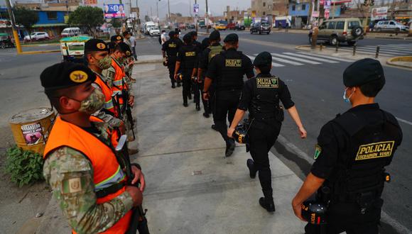 En marzo pasado los militares apoyaron a la PNP en el resguardo de la Carretera Central debido a protestas sociales.  (Foto archivo: GEC)