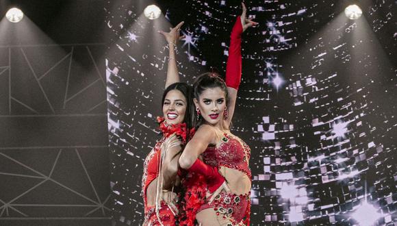 Korina Rivadeneira se quedó en "Reinas del show" tras vencer a Leslie Moscoso. (Foto: GV Producciones)