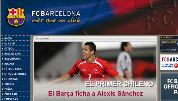 Ya es oficial: Alexis Sánchez es jugador del FC Barcelona