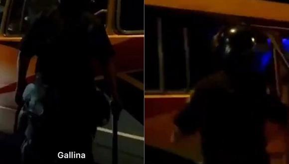 Universitario: denuncian que hincha crema fue agredido por policía | VIDEO 