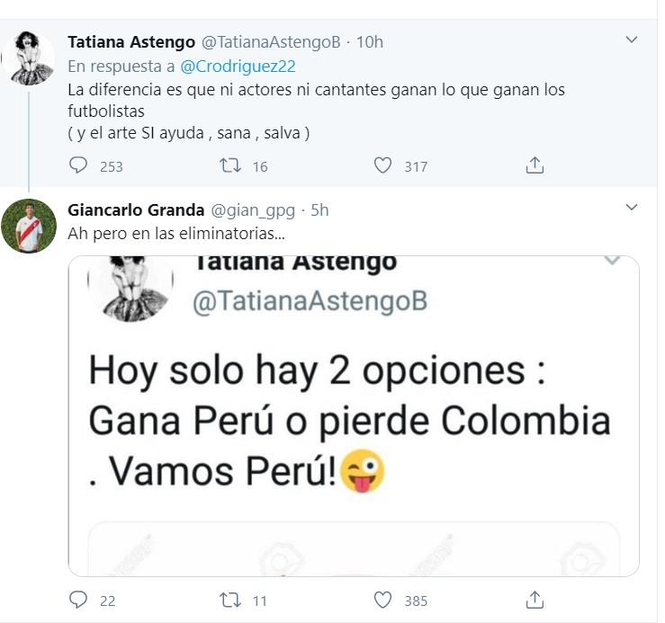 Captura parte del Tweet