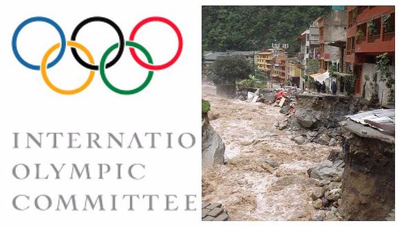 Comité Olímpico Internacional dona 600 mil dólares al Perú por huaicos