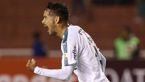 Gremio vs. Palmeiras | Gustavo Scarpa anotó golazo en el duelo de ida de la Copa Libertadores | VIDEO