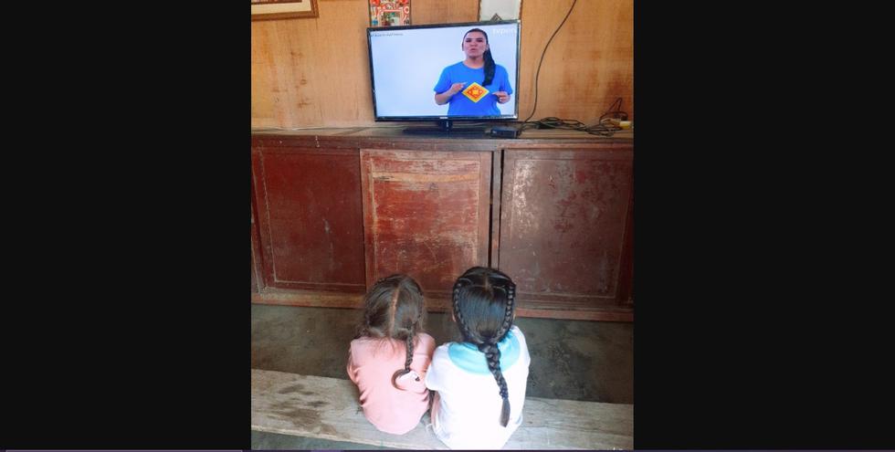 Miles de niños se conectaron a las señales del Estados y canales privados para conectarse a Aprendo en Casa. (Foto: Twitter)