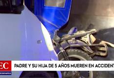Chofer fuga tras chocar mototaxi y provocar la muerte de padre e hija | VIDEO