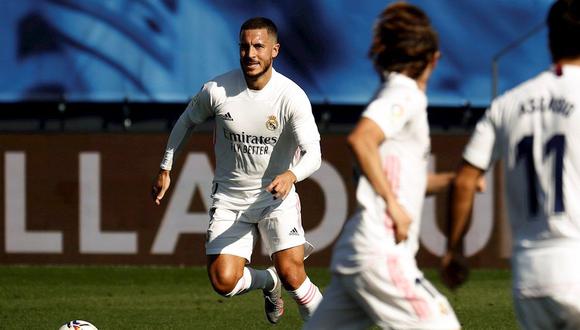 Eden Hazard anotó el 1-0 del Real Madrid ante Huesca. (Foto: EFE)
