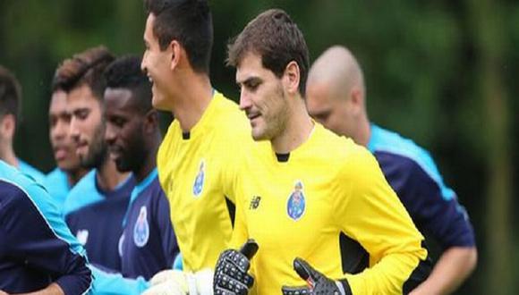 Iker Casillas y su primer entrenamiento con el Porto [VIDEO]