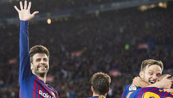 Gerard Piqué se burla de goleada del Barcelona al Real Madrid