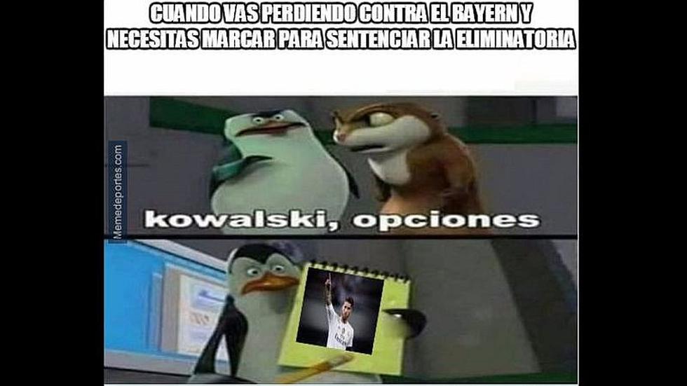 Real Madrid vs. Bayern Munich: los memes del partido por Champions League