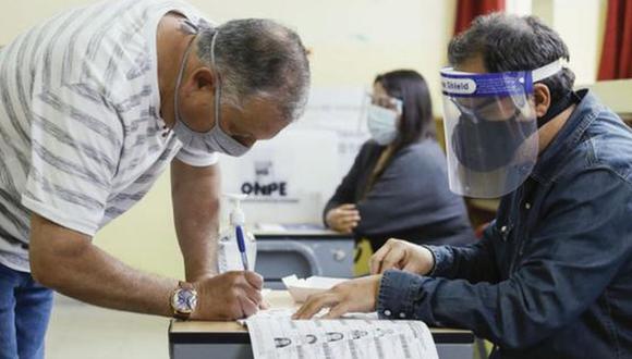 Los mismos protocolos de bioseguridad por la pandemia de COVID-19 se seguirían en la segunda vuelta electoral. (Foto: Andina)