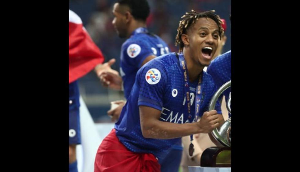 André Carrillo dio una asistencia en la victoria (2-0) de Al Hilal sobre Urawa Red Diamonds. (Foto:  AFP)