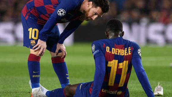Ousmane Dembélé es jugador de Barcelona desde agosto del 2017. (Foto: AFP)