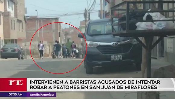 Barristas de Alianza Lima fueron detenidos en San Juan de Lurigancho [VIDEO]