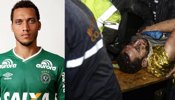 Neto fue el último de los jugadores del Chapecoense encontrados vivos tras el accidente aéreo que enlutó al fútbol en 2016. (Foto: Agencias)
