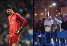 Hinchas del Real Madrid a Courtois: "No paras ni un taxi"