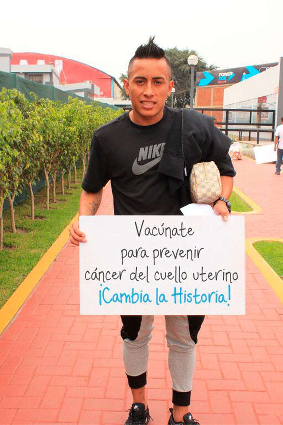 Selección Peruana apoyó campaña contra el cáncer de cuello uterino