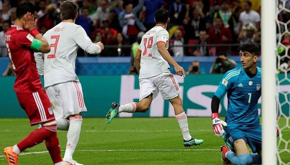 España venció 1-0 a Irán y está cerca de los octavos en Rusia 2018