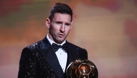 Lionel Messi sumó el séptimo Balón de Oro en su carrera. (Foto: AFP)