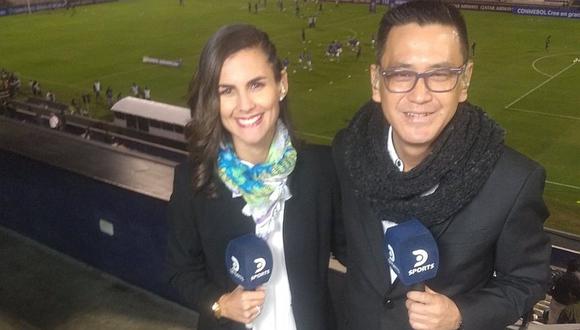 Sporting Cristal | Talía Azcárate se convirtió en la primera peruana en comentar la Copa Sudamericana por TV | VIDEO