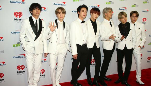 BTS encabeza concierto de fin de año de Big Hit Entertainment. (Foto: AFP)