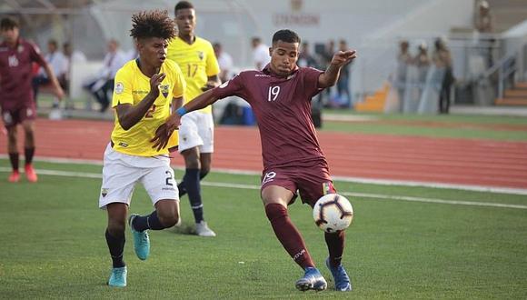 Ecuador y Venezuela empataron 1-1 en el primer partido del Sudamericano Sub 17