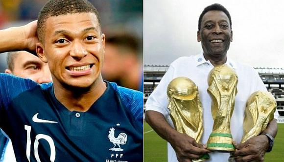 El picante diálogo entre Pelé y Mbappé tras la final de Rusia 2018