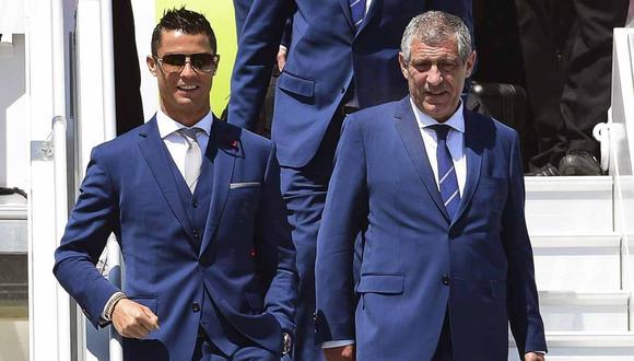 El futuro de Fernando Santos en manos de Cristiano Ronaldo y los jugadores de Portugal. (Foto: EFE)