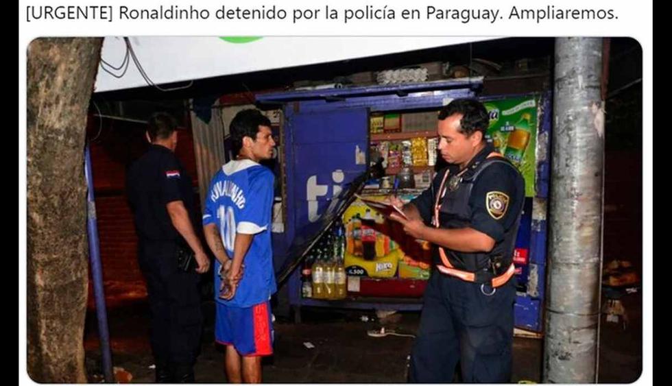 Los divertidos memes de Ronaldinho por ingresar a Paraguay con un pasaporte falso. (Foto: Facebook y Twitter)