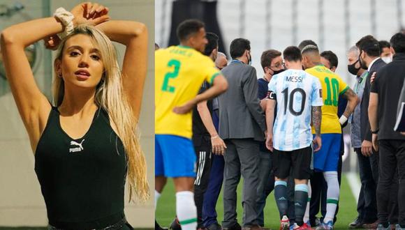 La reconocida periodista deportiva de ESPN se refirió a la suspensión del Brasil vs. Argentina.