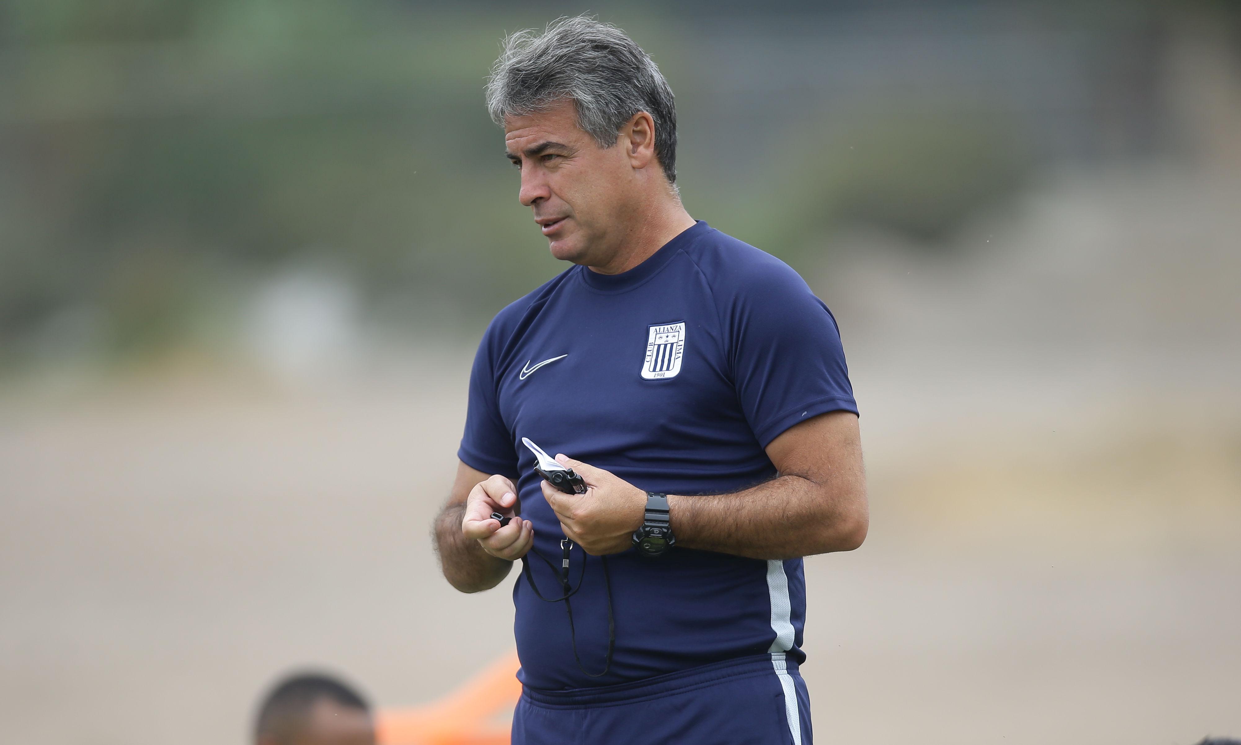 Pablo Bengoechea no continúa más en Alianza Lima. (Foto: Jesús Saucedo)