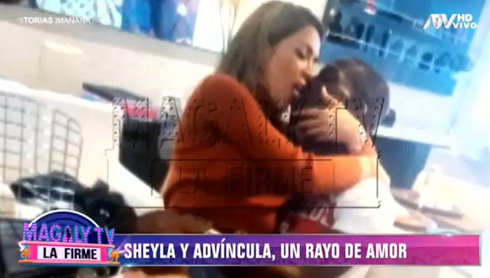 Magaly Medina mostró hoy lunes la relación que existió entre Sheyla Rojas y Luis Advíncula