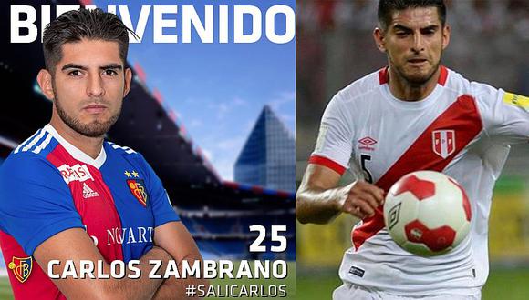 Carlos Zambrano es nuevo jugador del Basilea de Suiza