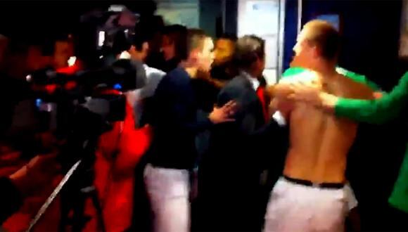 Jugadores de Feyenoord y PSV se agarraron a golpes en los vestuarios [VIDEO]