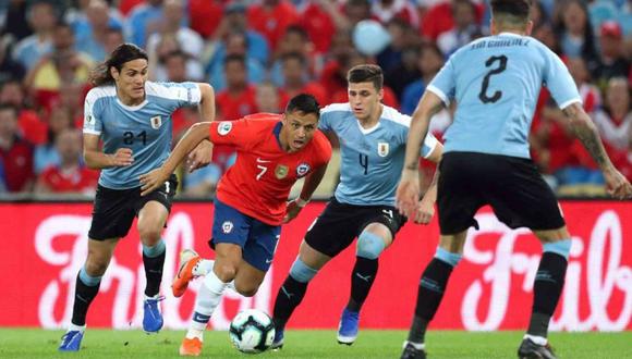 Chile vs. Uruguay por la fecha 18 de las Eliminatorias Qatar 2022. Foto: Agencias.
