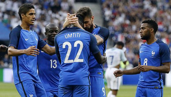 Francia derrotó por 3-2 a Inglaterra en amistoso internacional