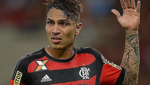 Paolo Guerrero es duda para duelo de Flamengo en Copa Sudamericana